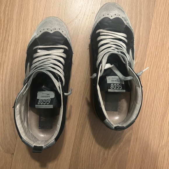 Golden Goose GGDB black white silver low tops - Picture 2 of 4